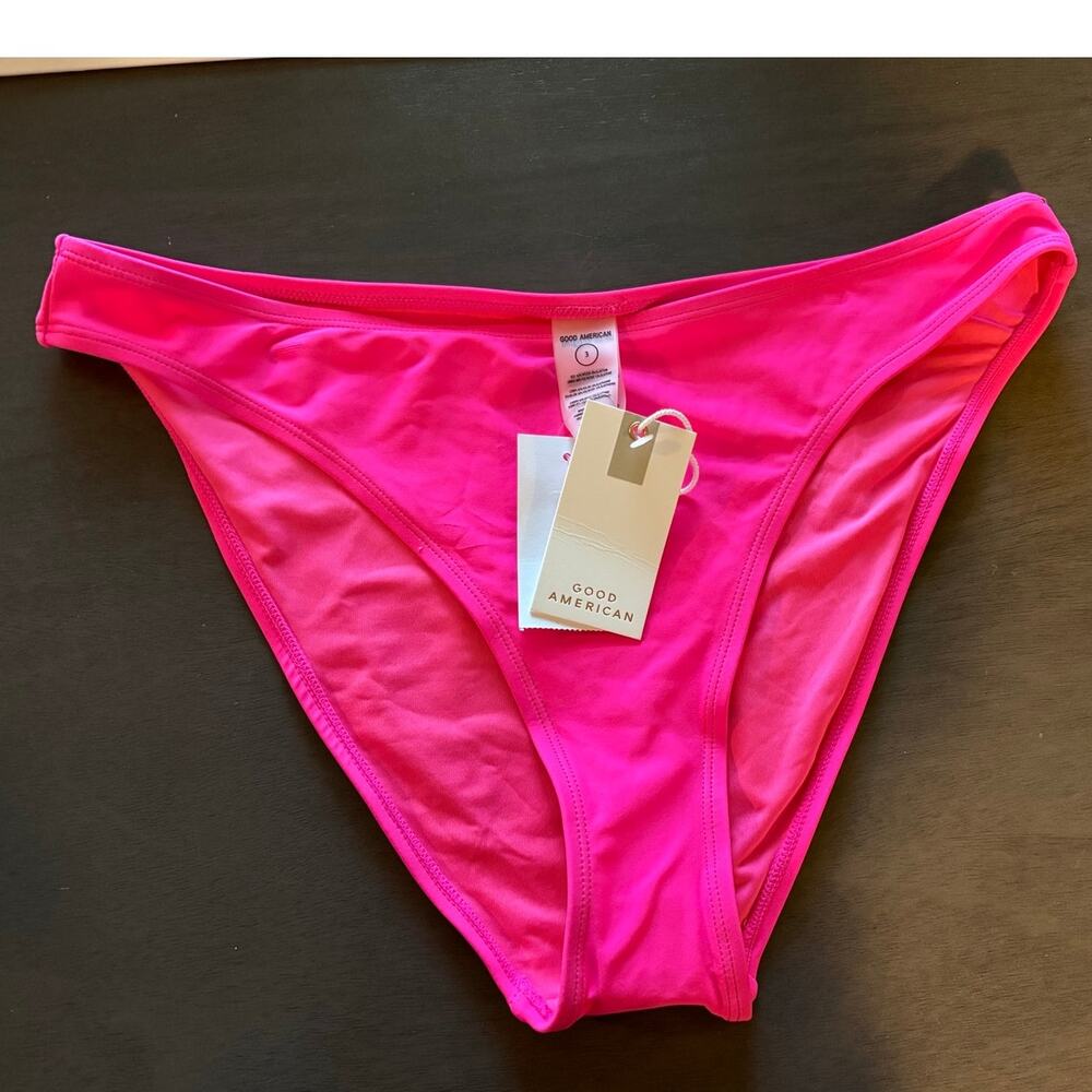 Good American Women’s Bright Pink Swim Bottoms Size 3 (L) NWT